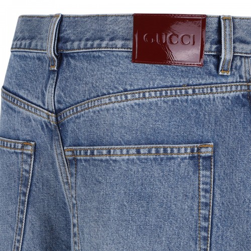 Balloon denim pants 2