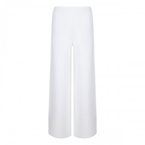 Cream white knit pants