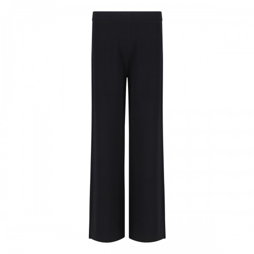 Black knit pants
