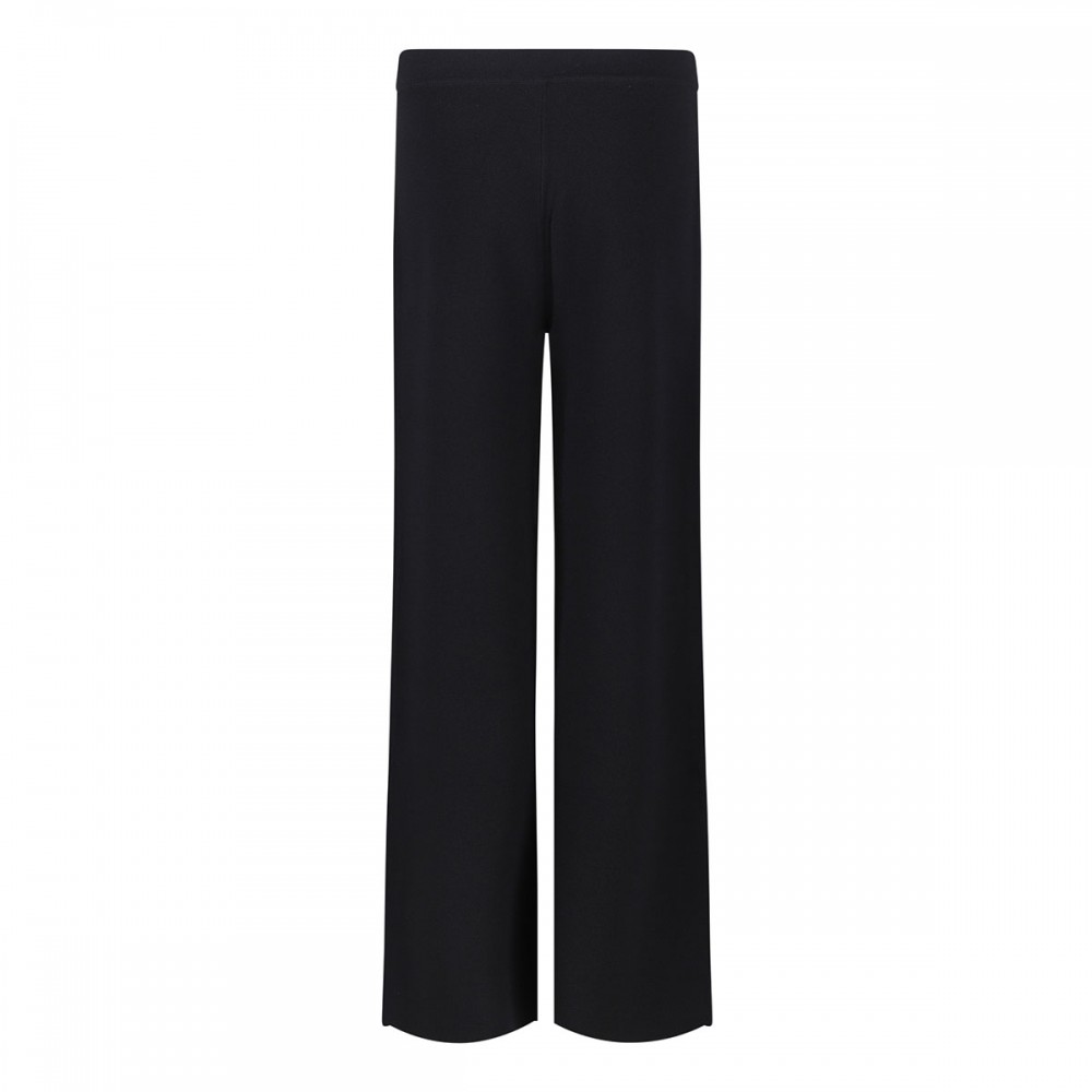 Black knit pants