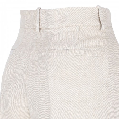 Beige linen pants 2
