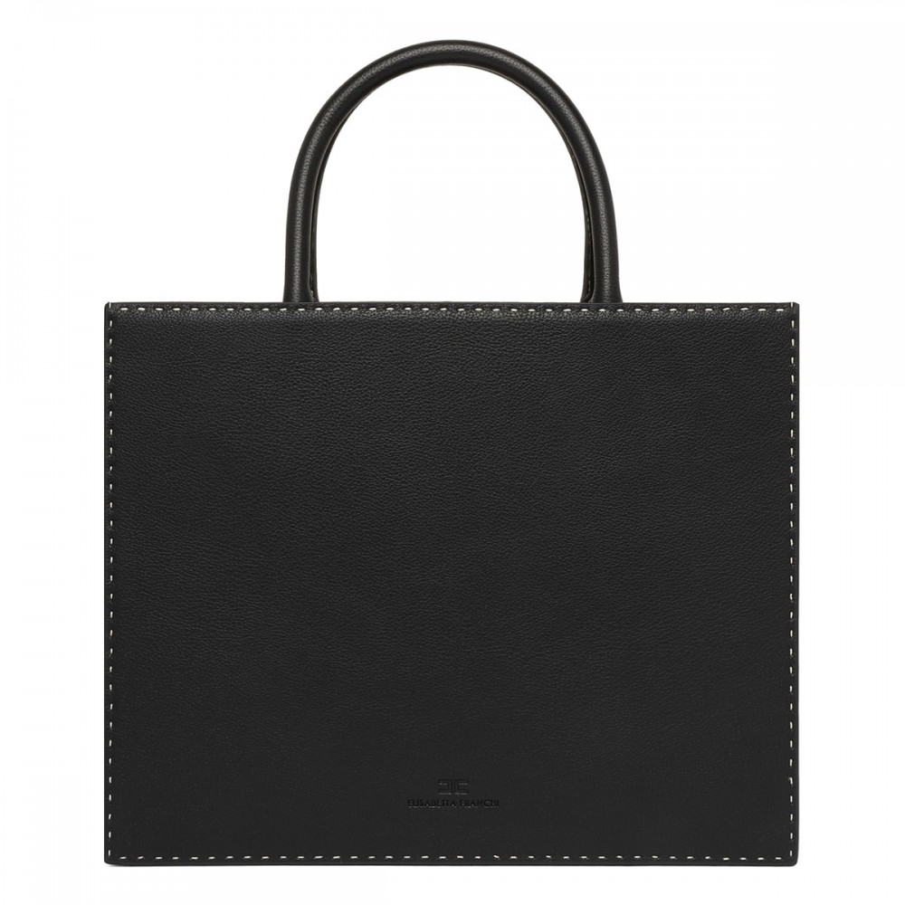 Black medium tote bag