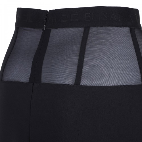 Crepe skirt with tulle 2