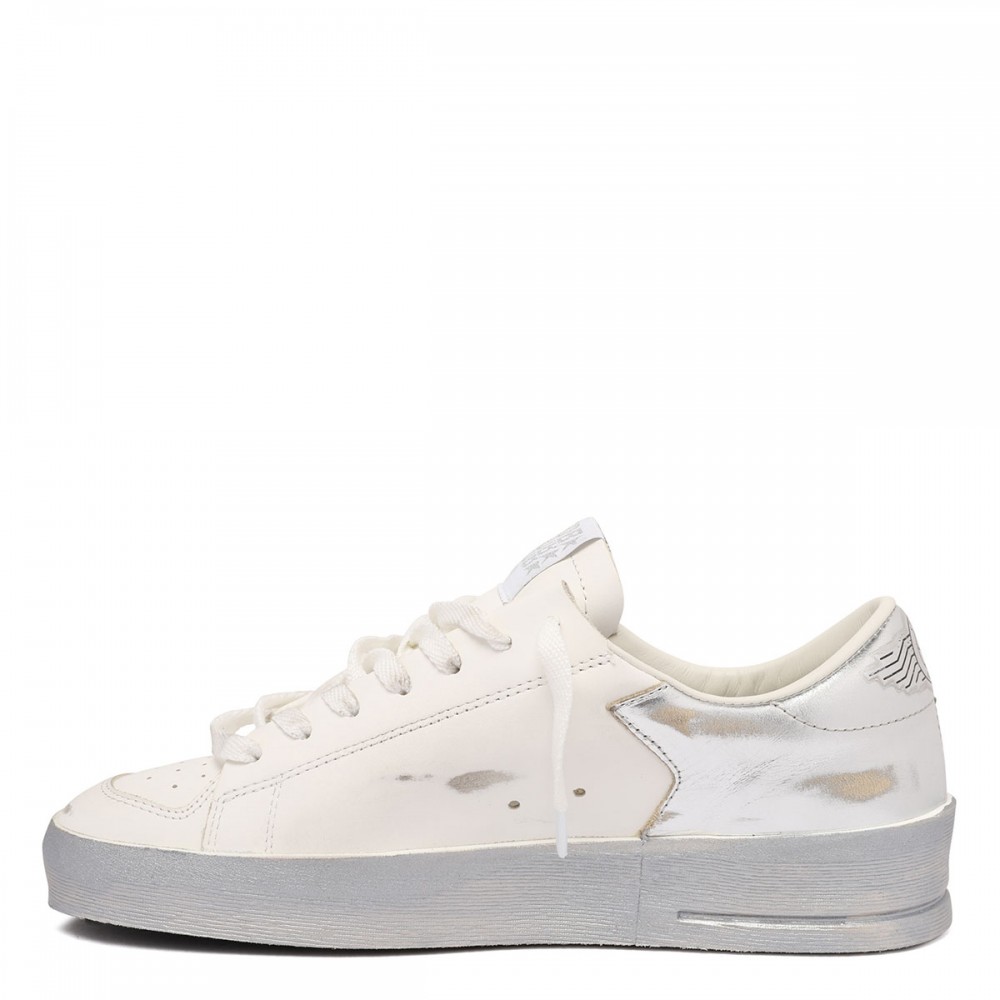 Stardan silver mirror-effect star...