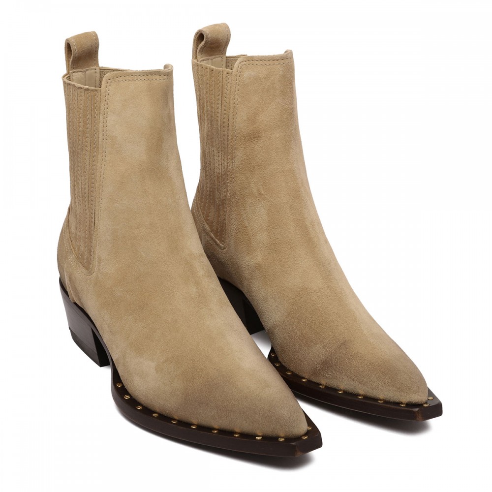 Debbie suede Beatles boots