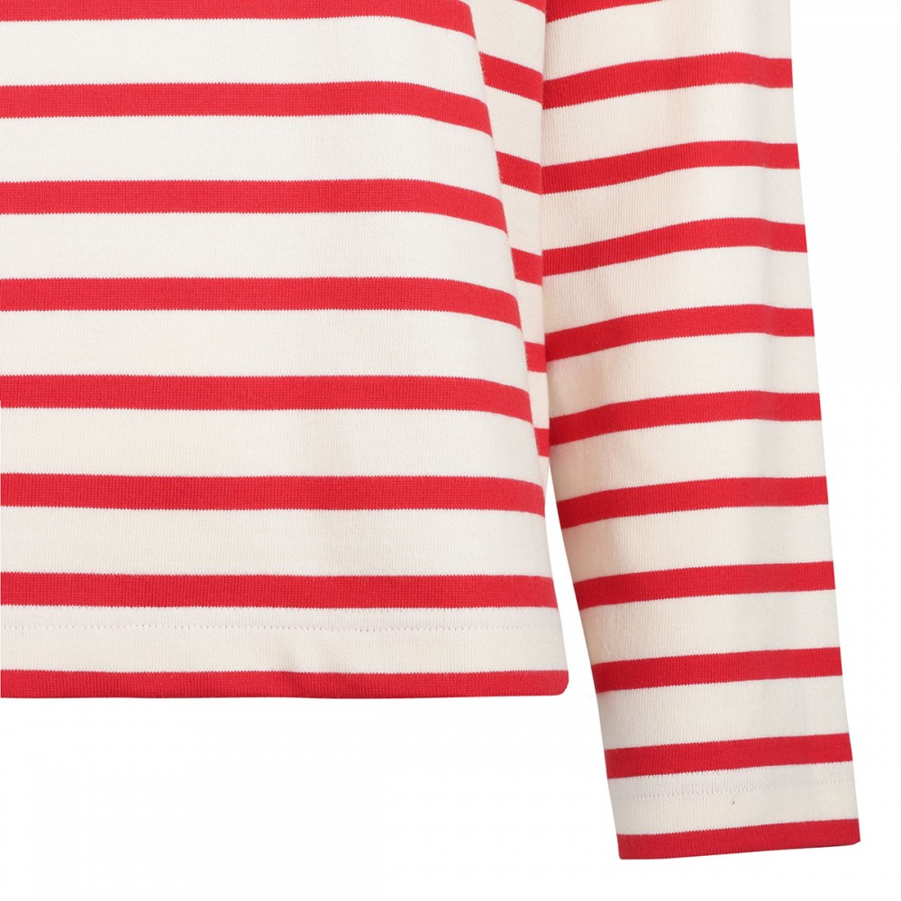 Striped jersey T-shirt