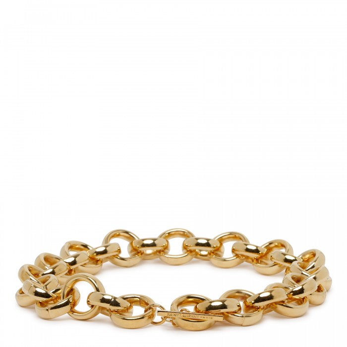 Golden marine chain necklace