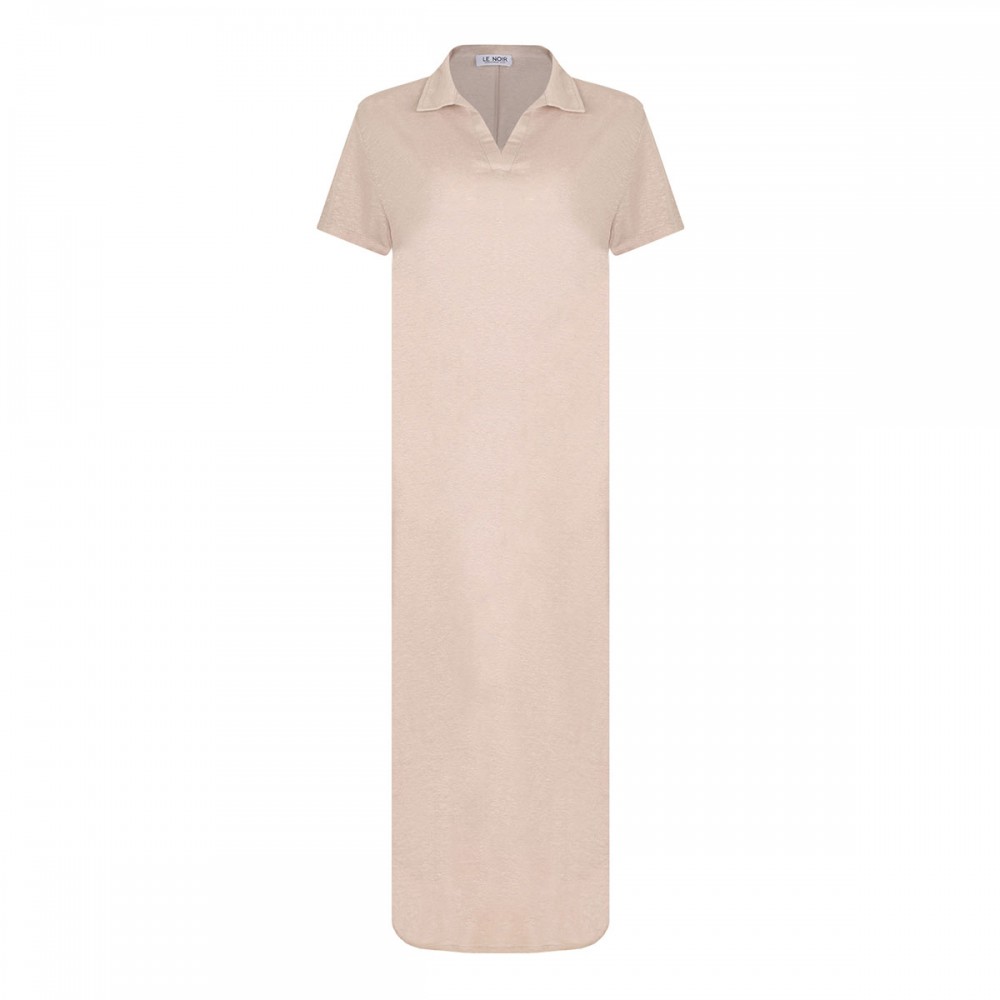 Orian linen long dress