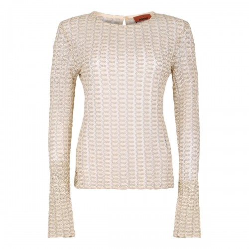 Gold and cream sweater