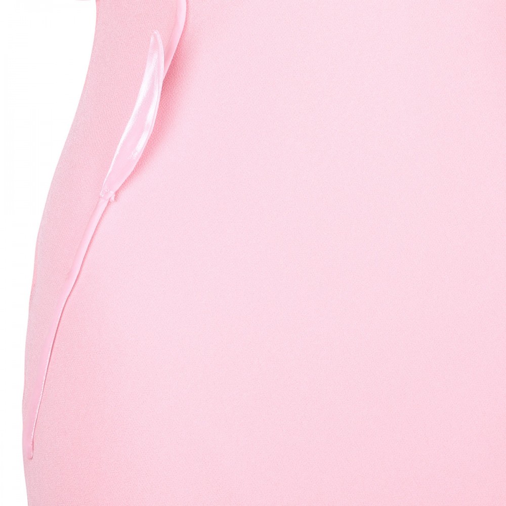 Pink georgette flower maxi dress