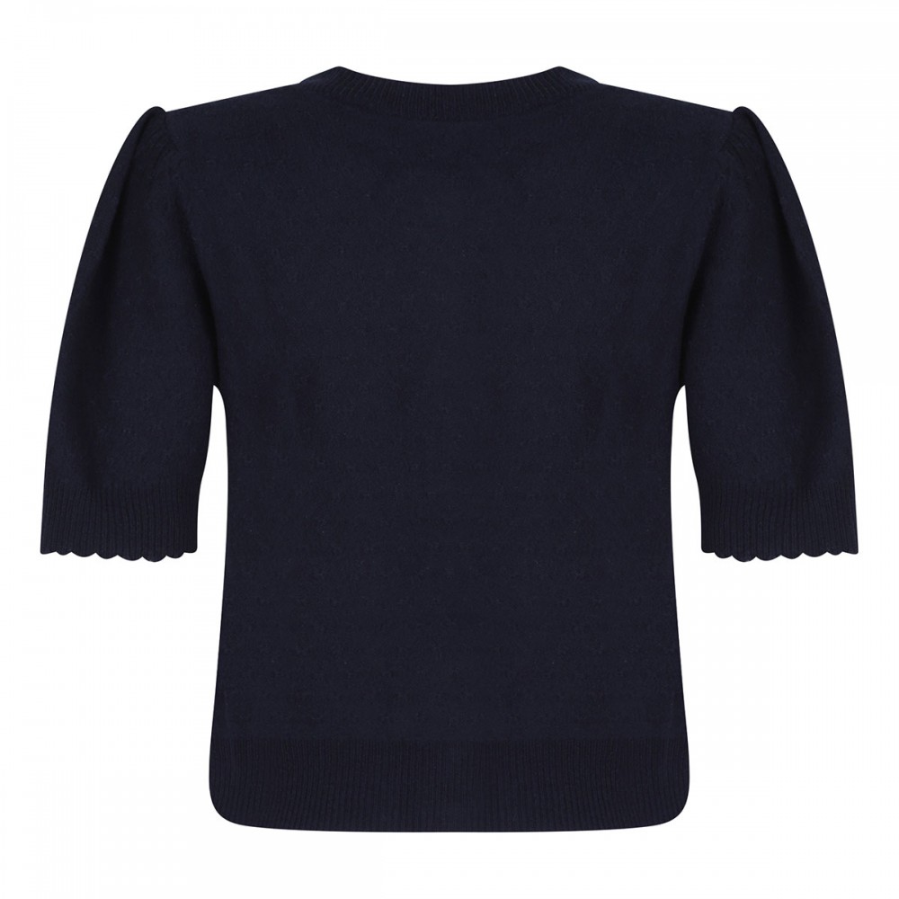 The Cashmere Pointelle cardigan