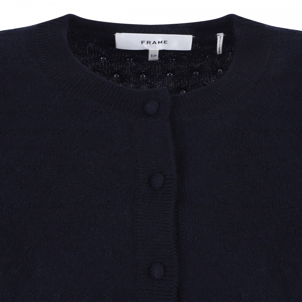 The Cashmere Pointelle cardigan