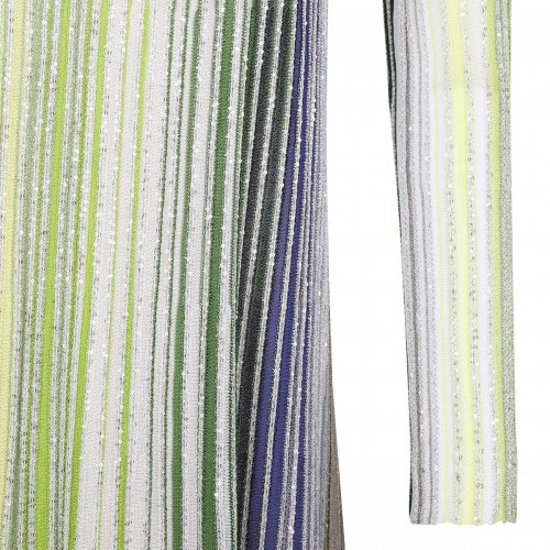 Striped long dress with... 2