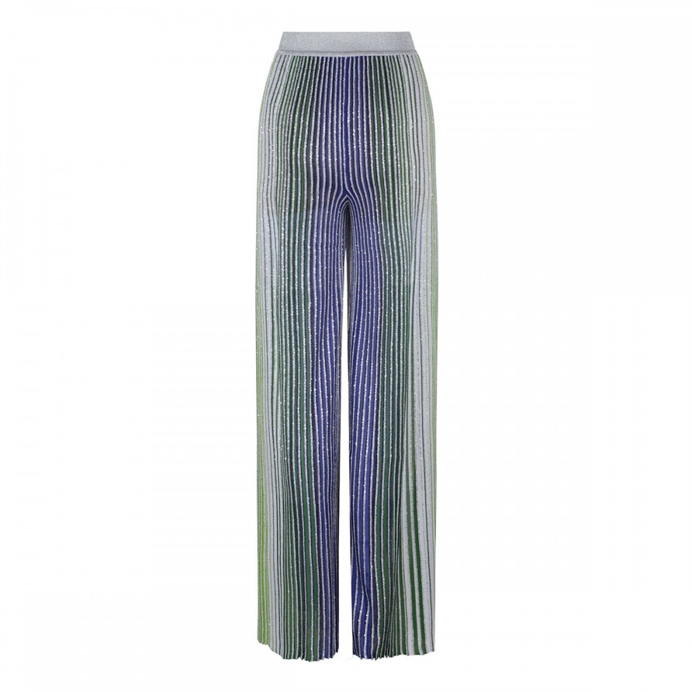 Striped palazzo pants