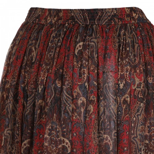 Paisley silk crepon skirt 2