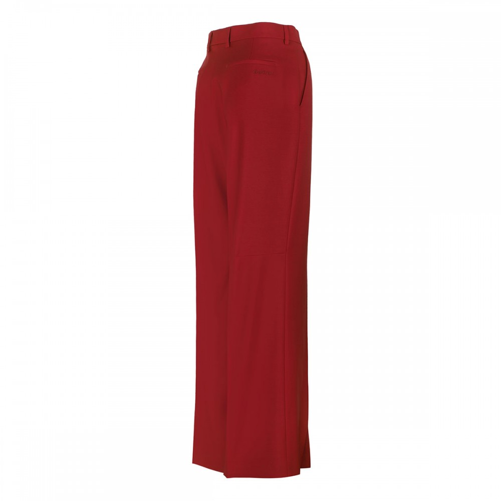Red light wool pants