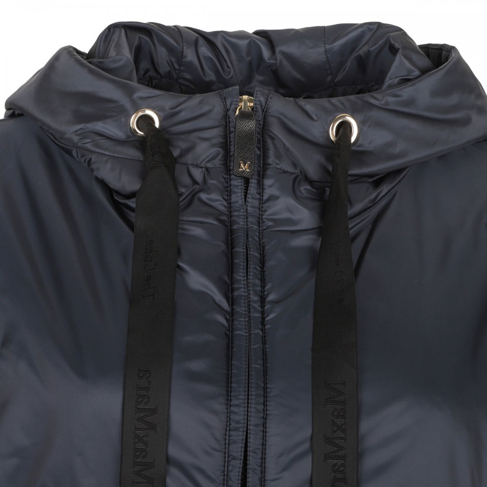 Midnight blue tech fabric jacket