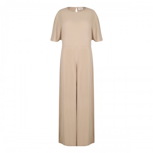 Sand hue cady long dress