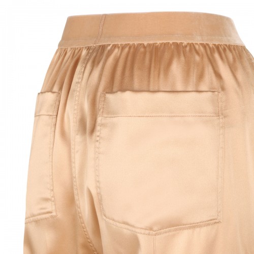 Pale beige silk satin... 2