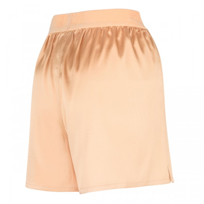Pale beige silk satin boxer shorts