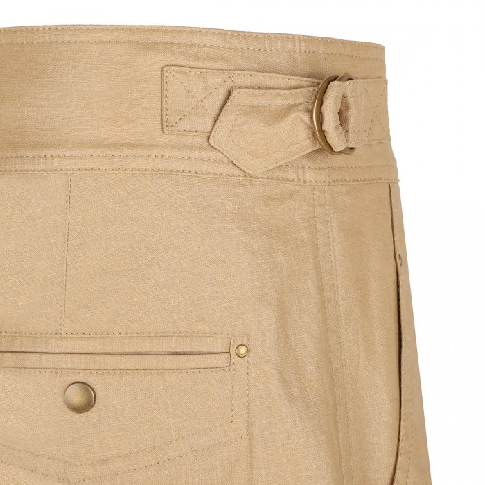 Felize linen blend shorts