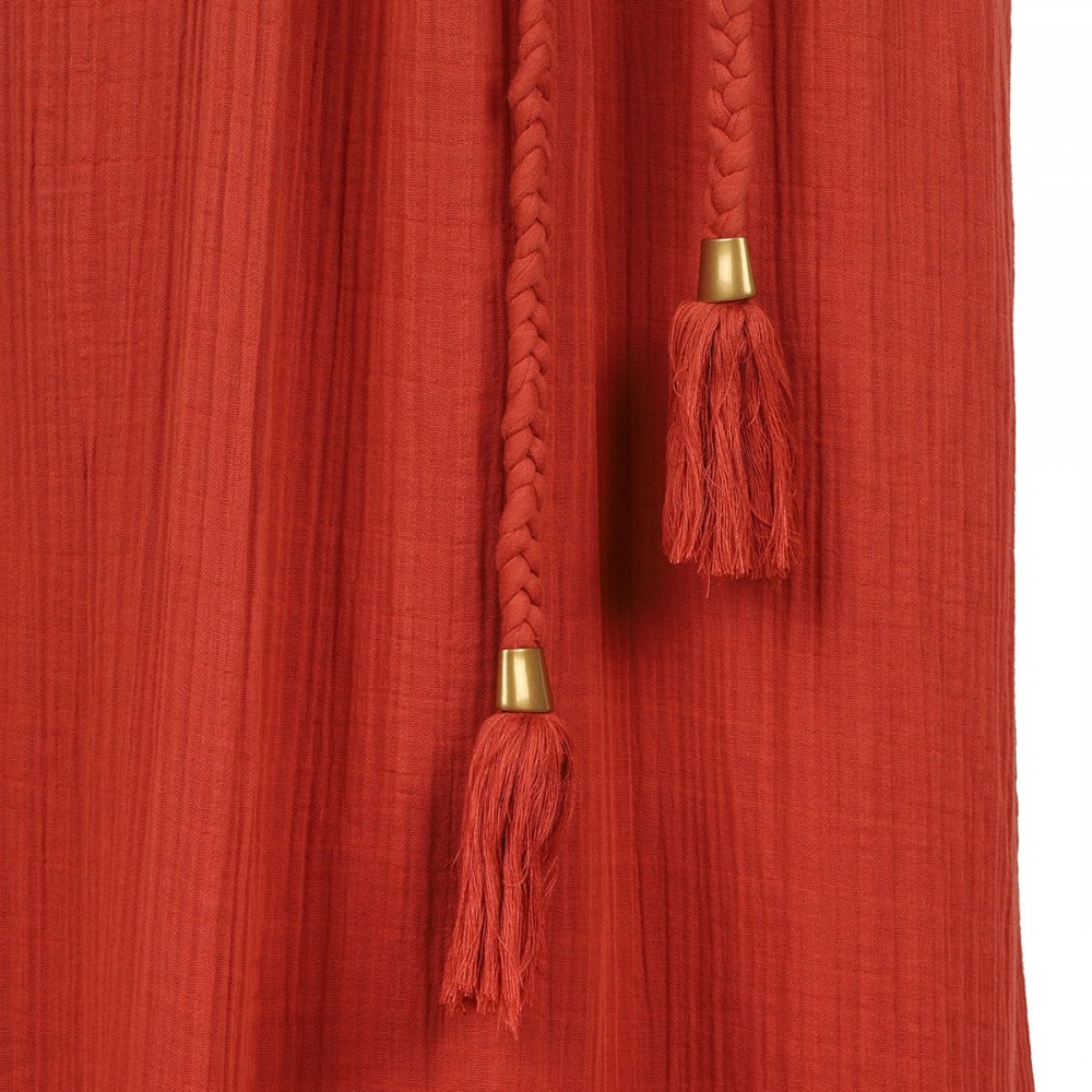 Joya burnt orange dress