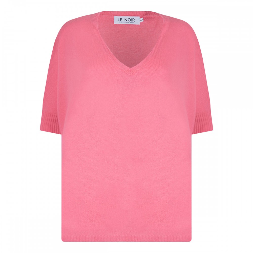 Aimee V-neck cashmere top