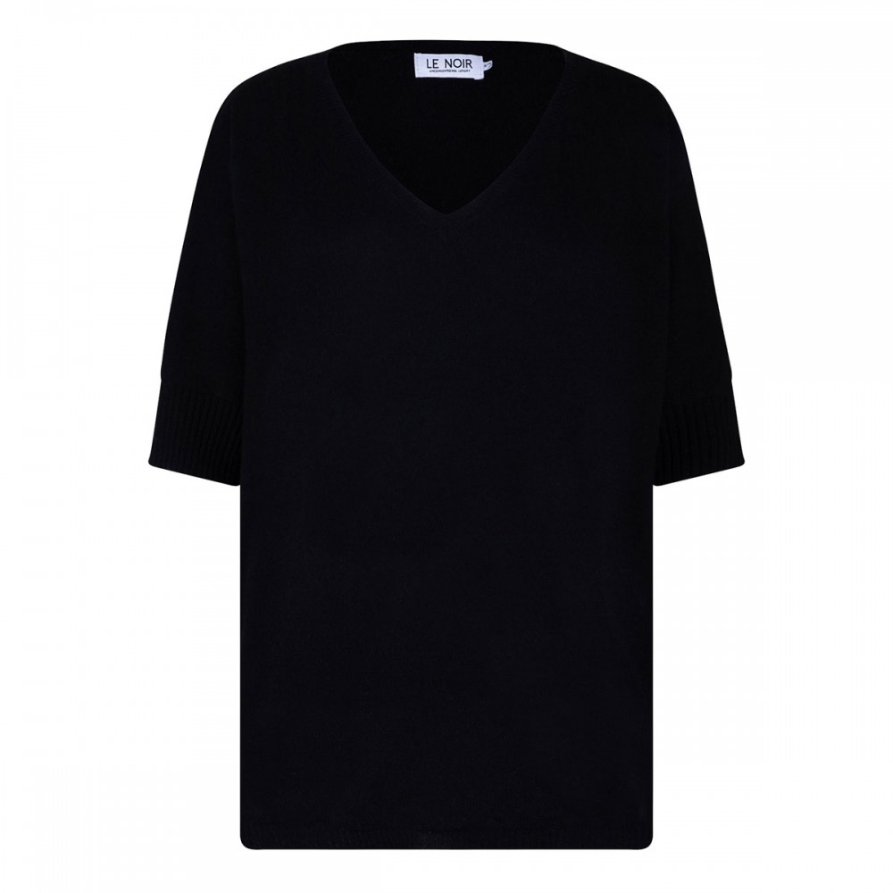 Aimee V-neck cashmere top