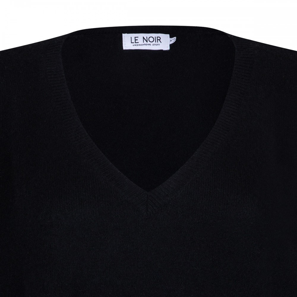 Aimee V-neck cashmere top