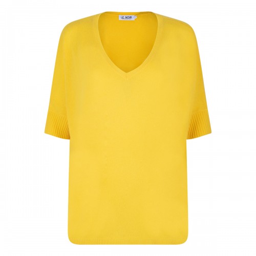 Aimee V-neck cashmere top