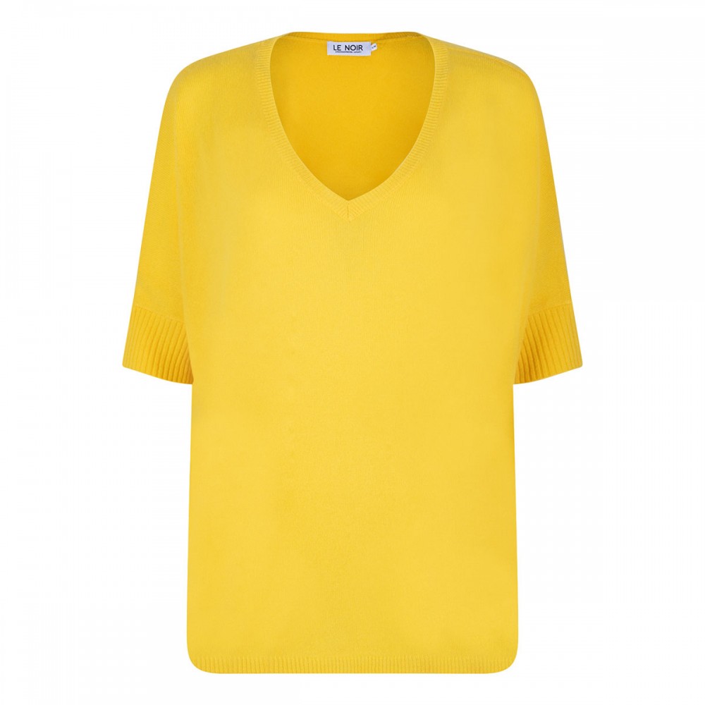 Aimee V-neck cashmere top