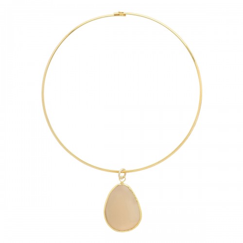 Lux circle necklace