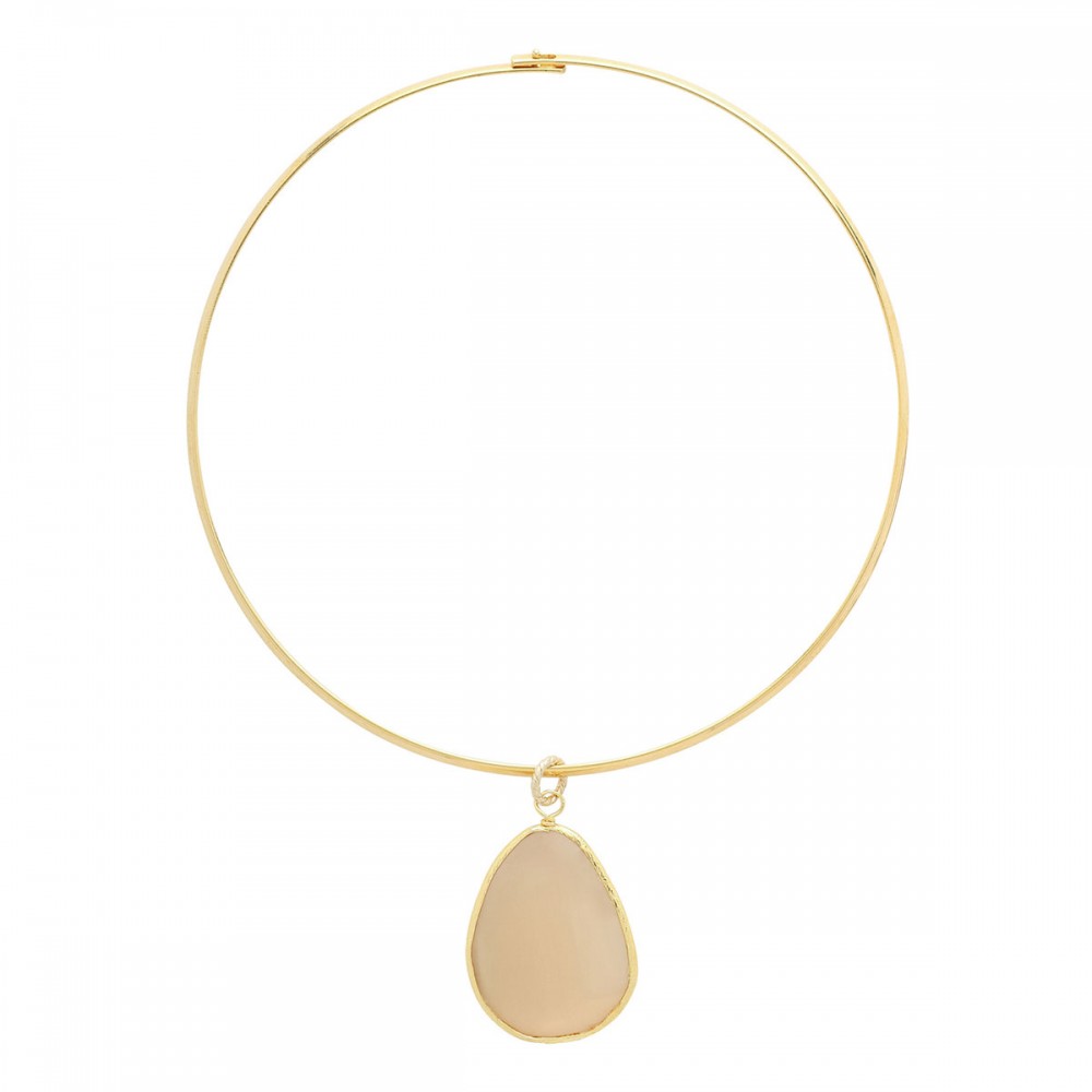 Lux circle necklace