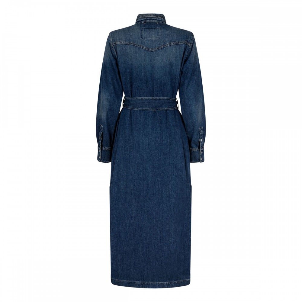 Denim shirt dress