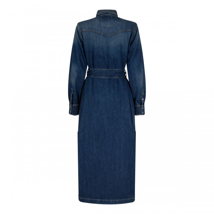 Denim shirt dress