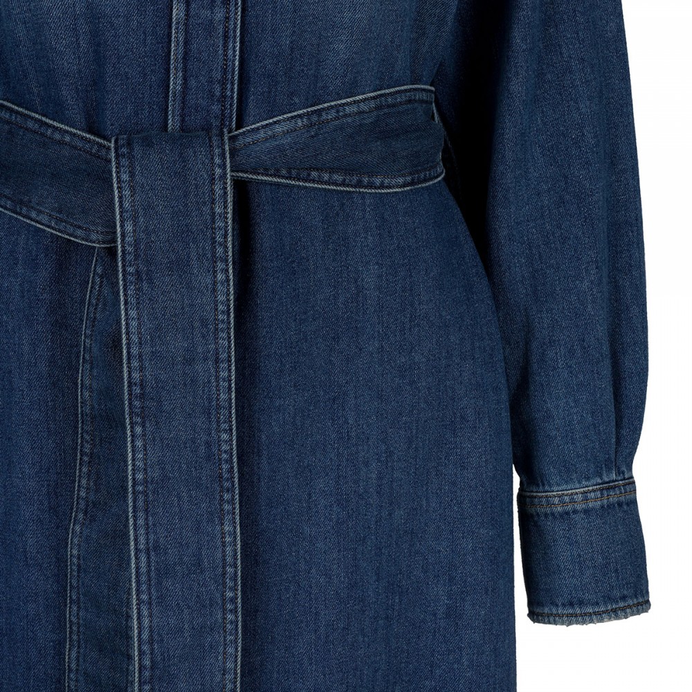 Denim shirt dress