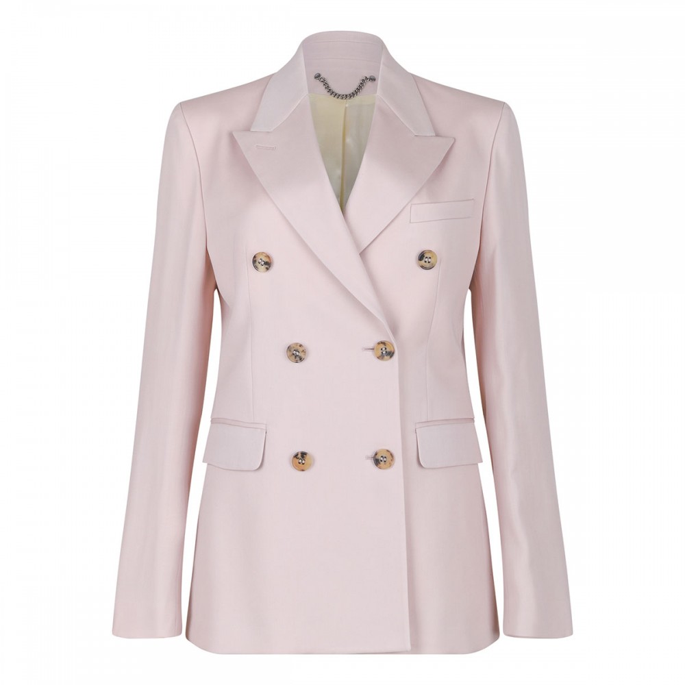 Shadow gray double-breasted blazer