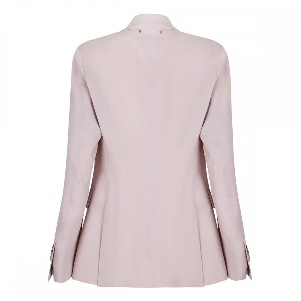 Shadow gray double-breasted blazer