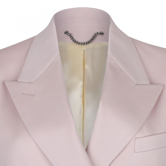 Shadow gray double-breasted blazer