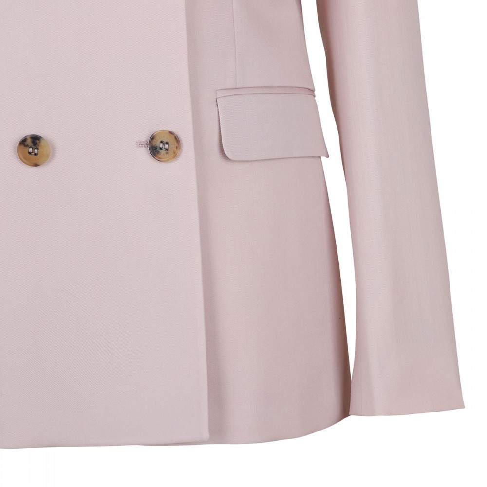 Shadow gray double-breasted blazer