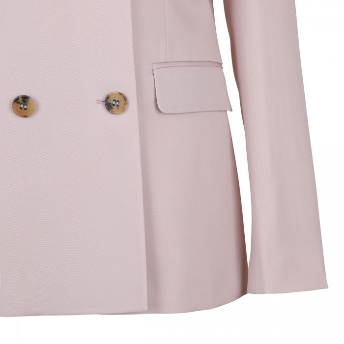 Shadow gray double-breasted blazer