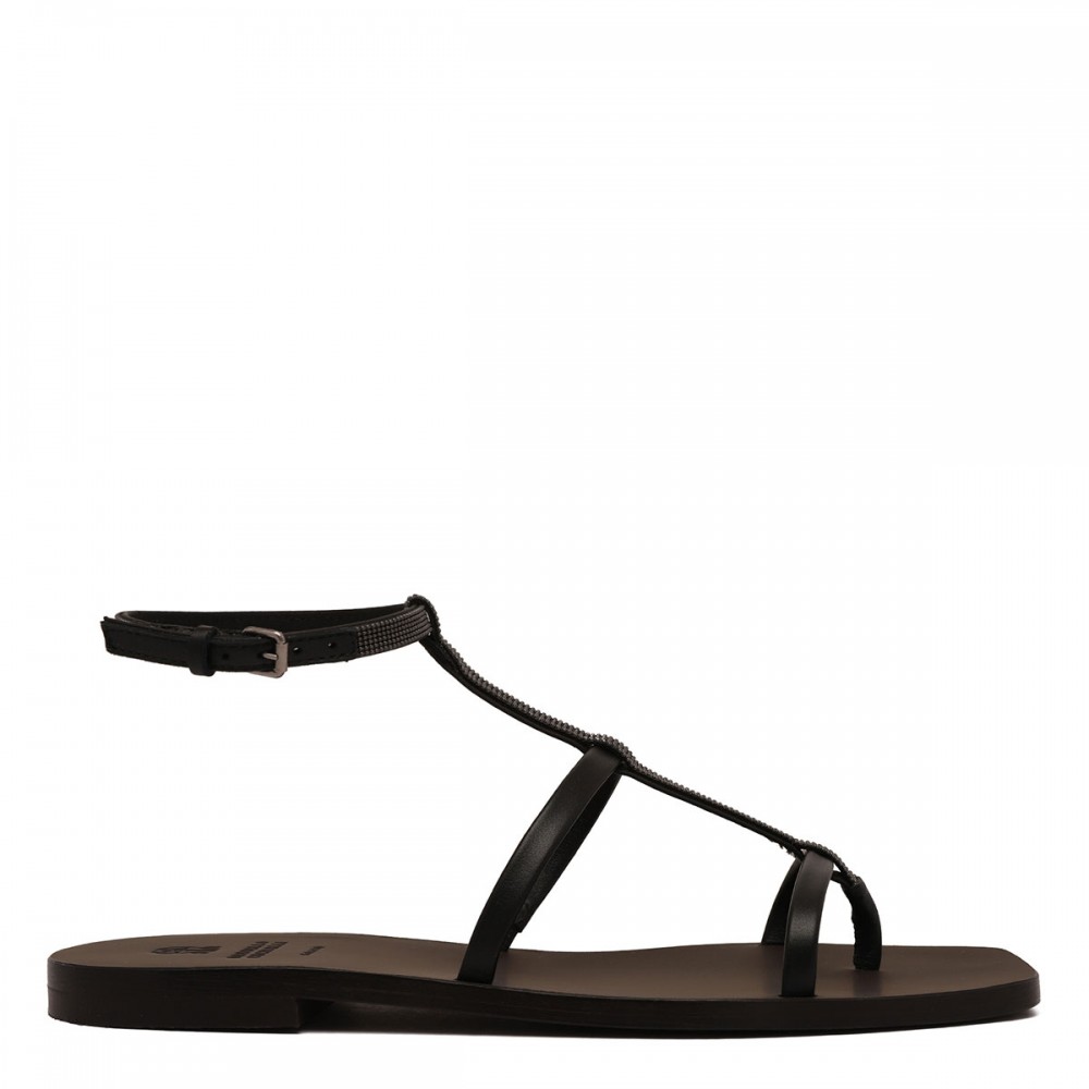 Nappa leather sandals
