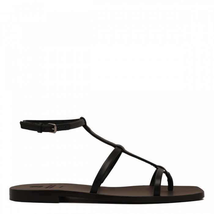 Nappa leather sandals