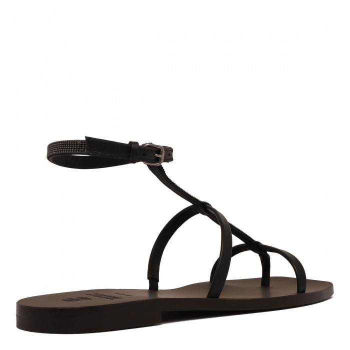 Nappa leather sandals