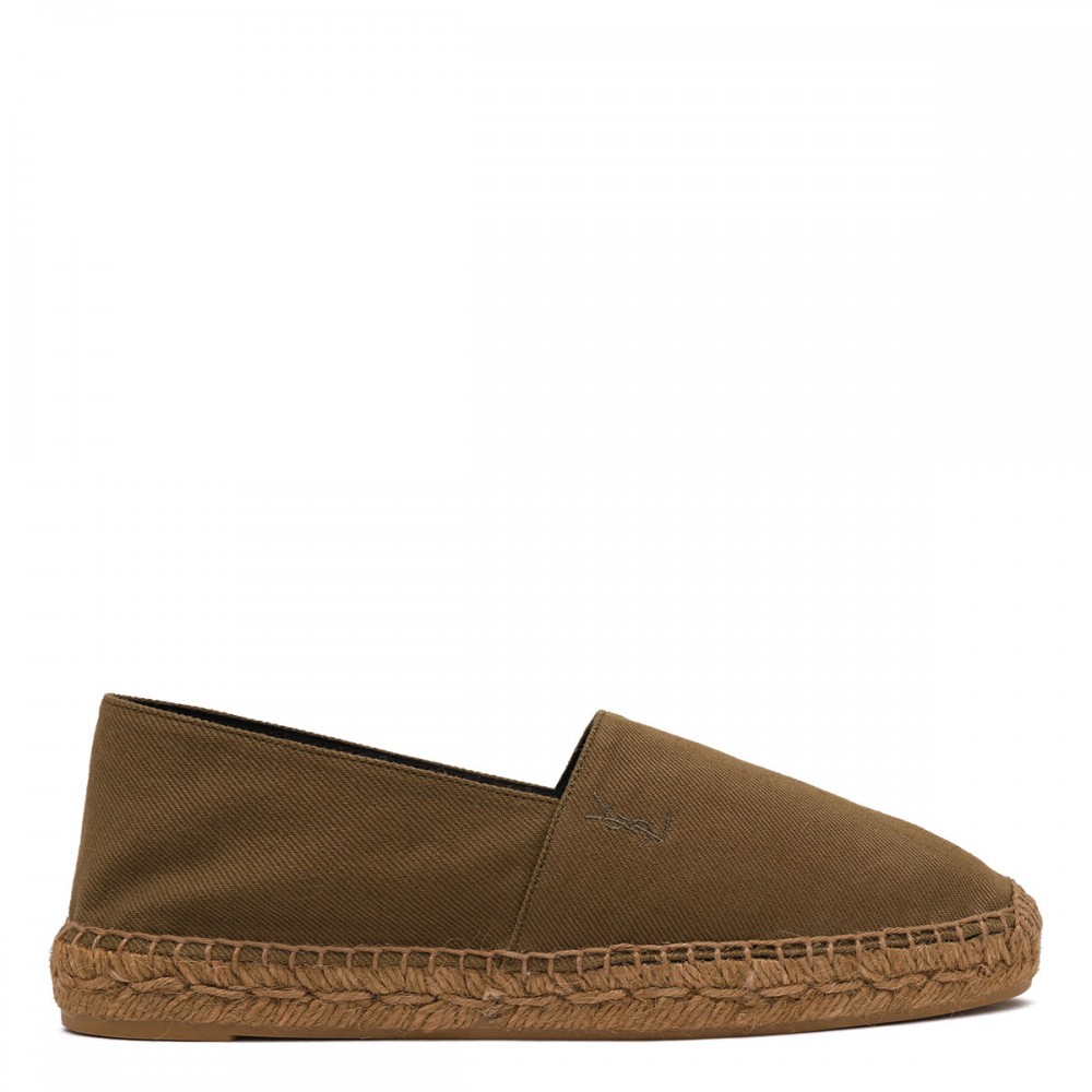 Cotton gabardine espadrillas