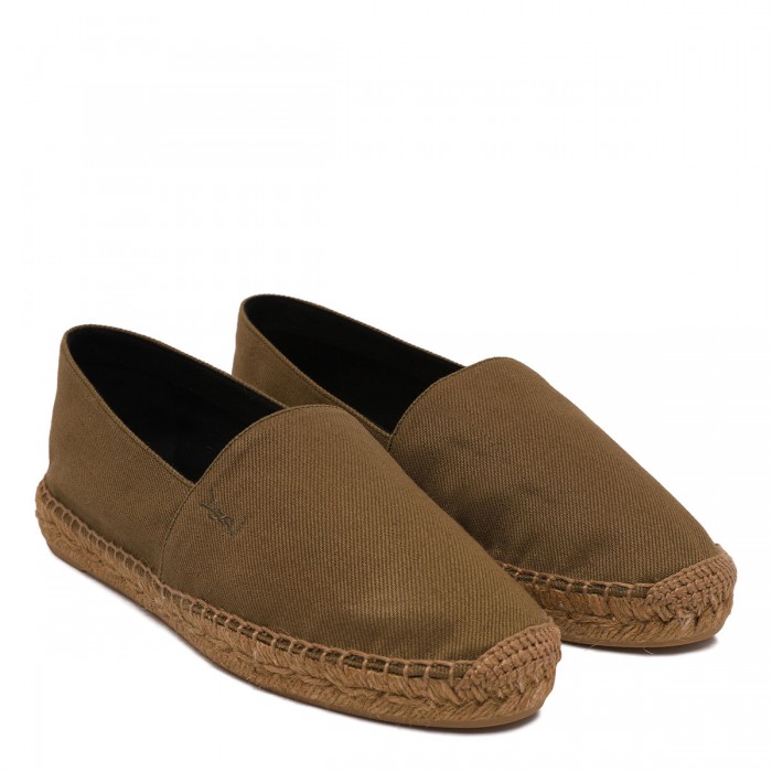 Cotton gabardine espadrillas