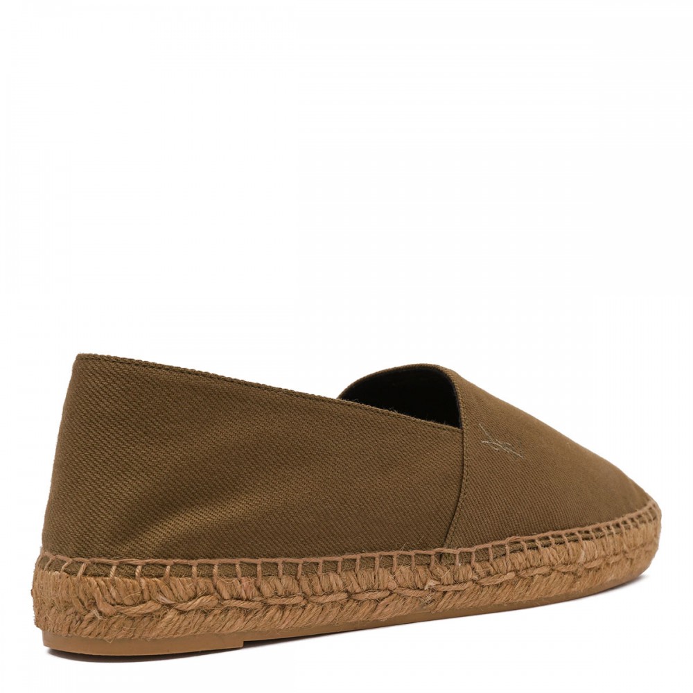 Cotton gabardine espadrillas