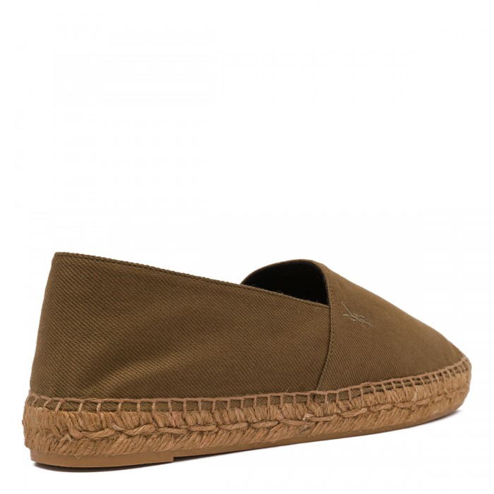 Cotton gabardine espadrillas