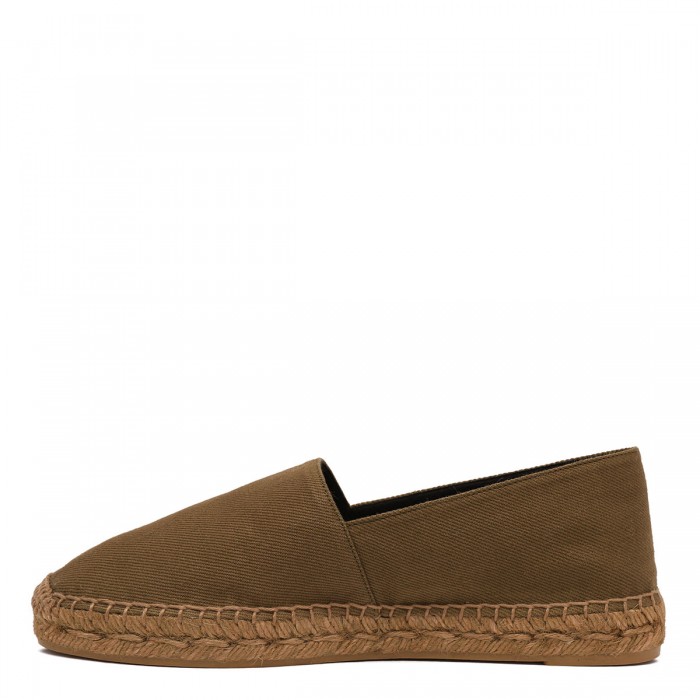 Cotton gabardine espadrillas