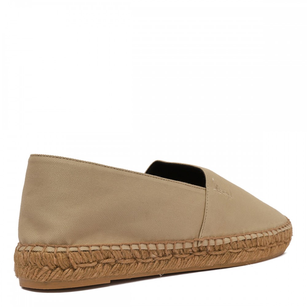 Cotton gabardine espadrillas